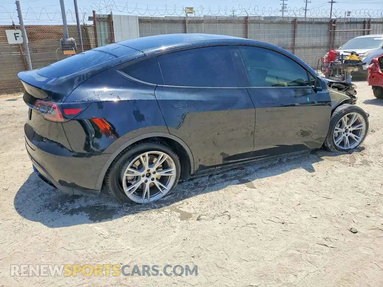 3 fotografías del automóvil dañado 7SAYGDEE6NF322454 TESLA MODEL Y 2022