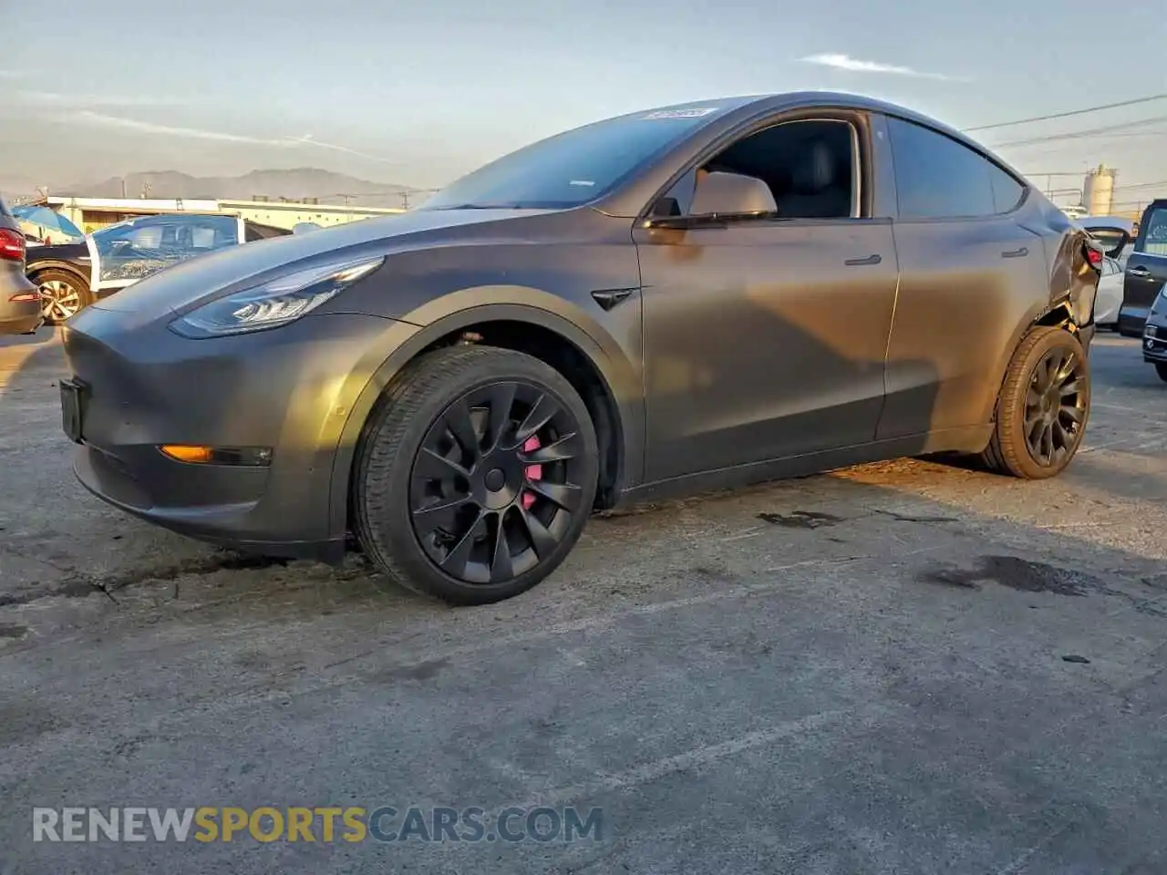 1 Photograph of a damaged car 7SAYGDEE6NF331395 TESLA MODEL Y 2022