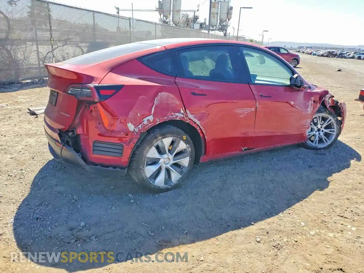 3 Photograph of a damaged car 7SAYGDEE6NF342154 TESLA MODEL Y 2022