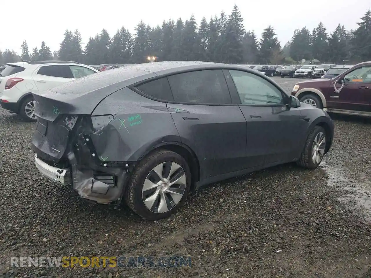 3 Photograph of a damaged car 7SAYGDEE6NF343451 TESLA MODEL Y 2022