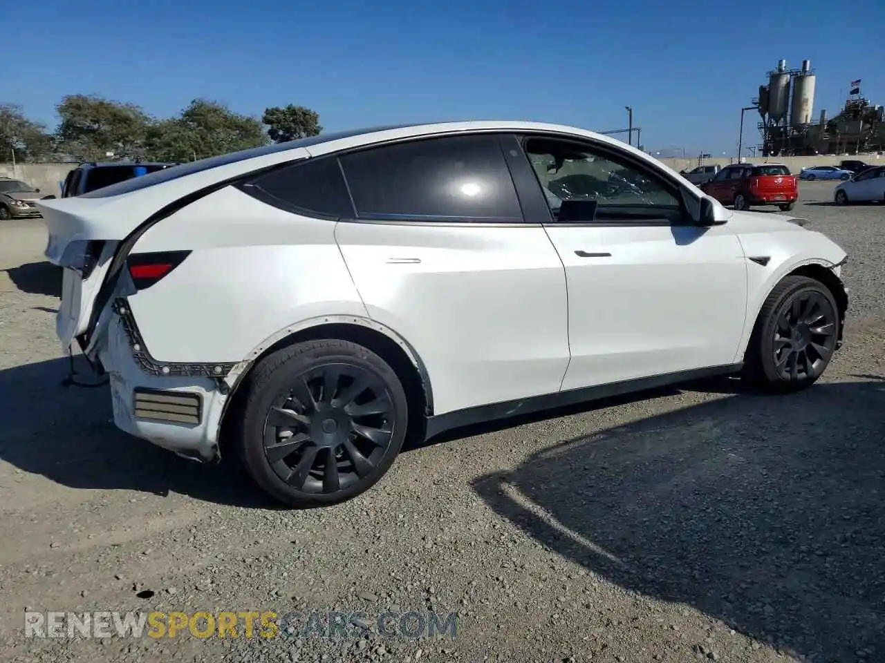 3 Photograph of a damaged car 7SAYGDEE6NF345121 TESLA MODEL Y 2022