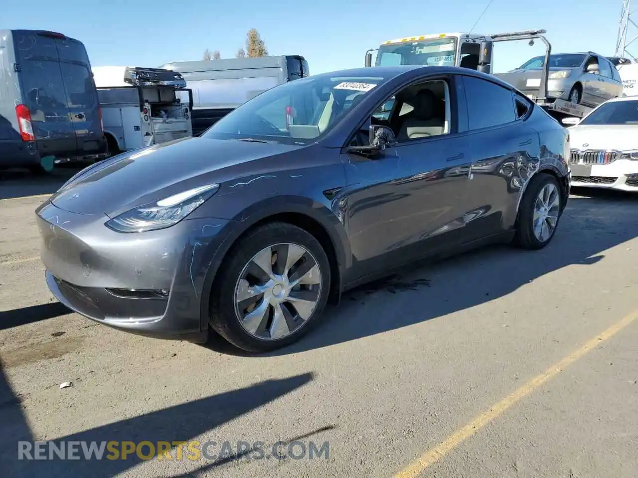 1 Photograph of a damaged car 7SAYGDEE6NF346155 TESLA MODEL Y 2022