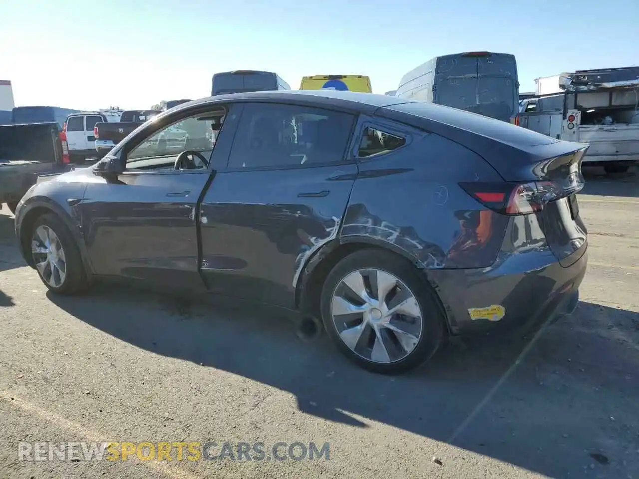 2 Photograph of a damaged car 7SAYGDEE6NF346155 TESLA MODEL Y 2022