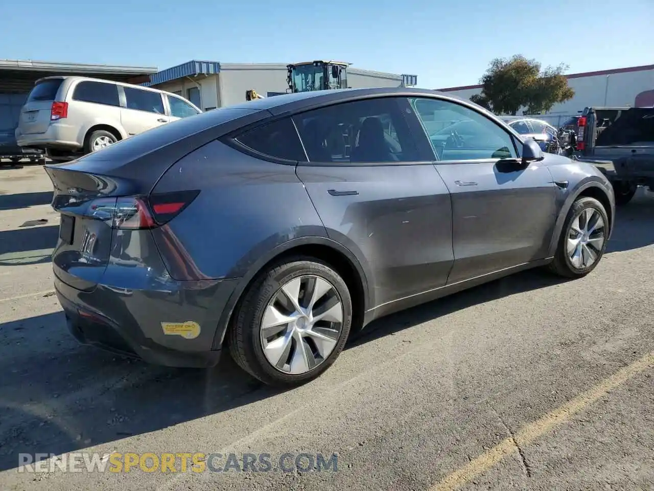 3 Photograph of a damaged car 7SAYGDEE6NF346155 TESLA MODEL Y 2022