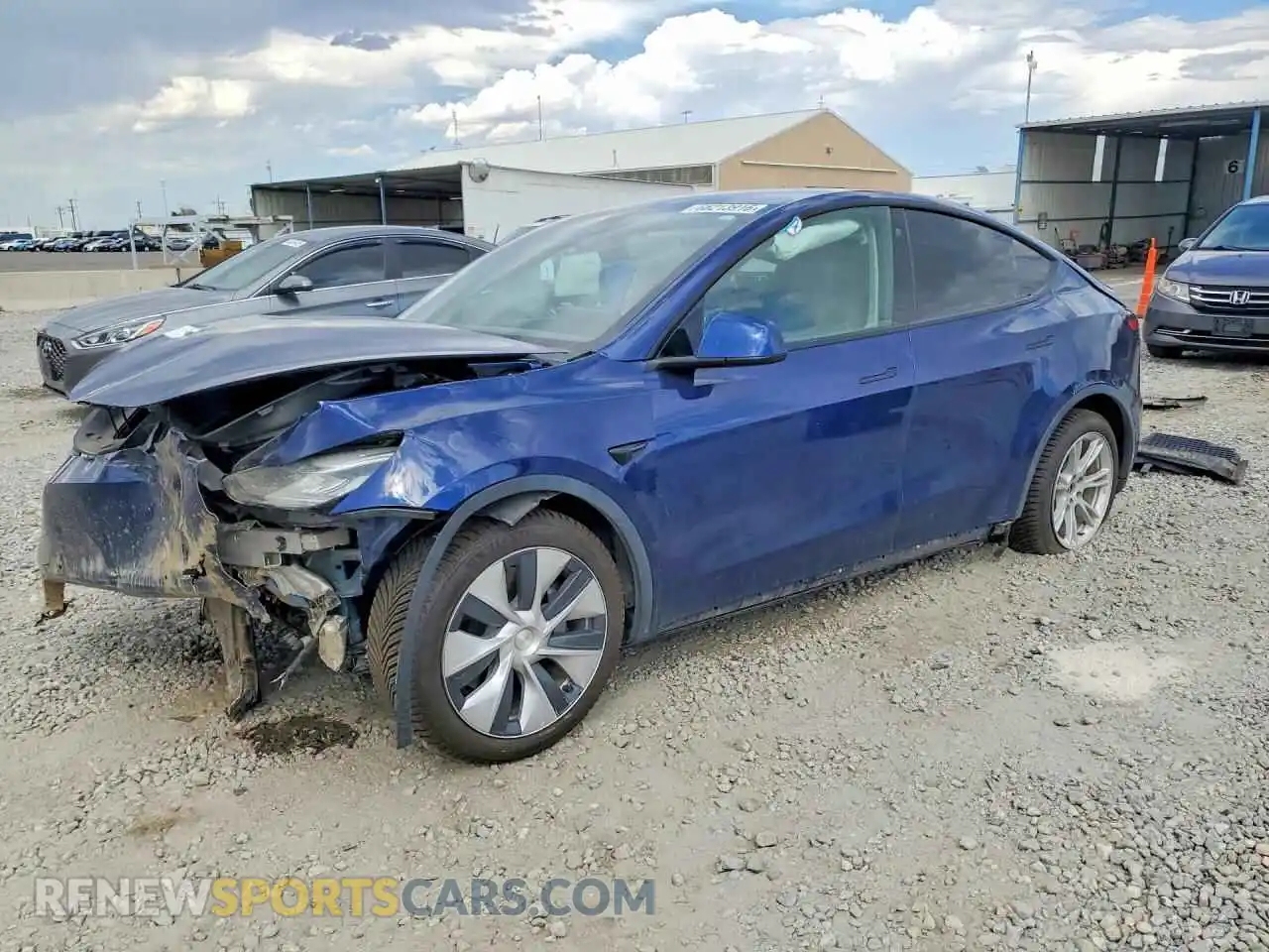 1 Photograph of a damaged car 7SAYGDEE6NF361089 TESLA MODEL Y 2022
