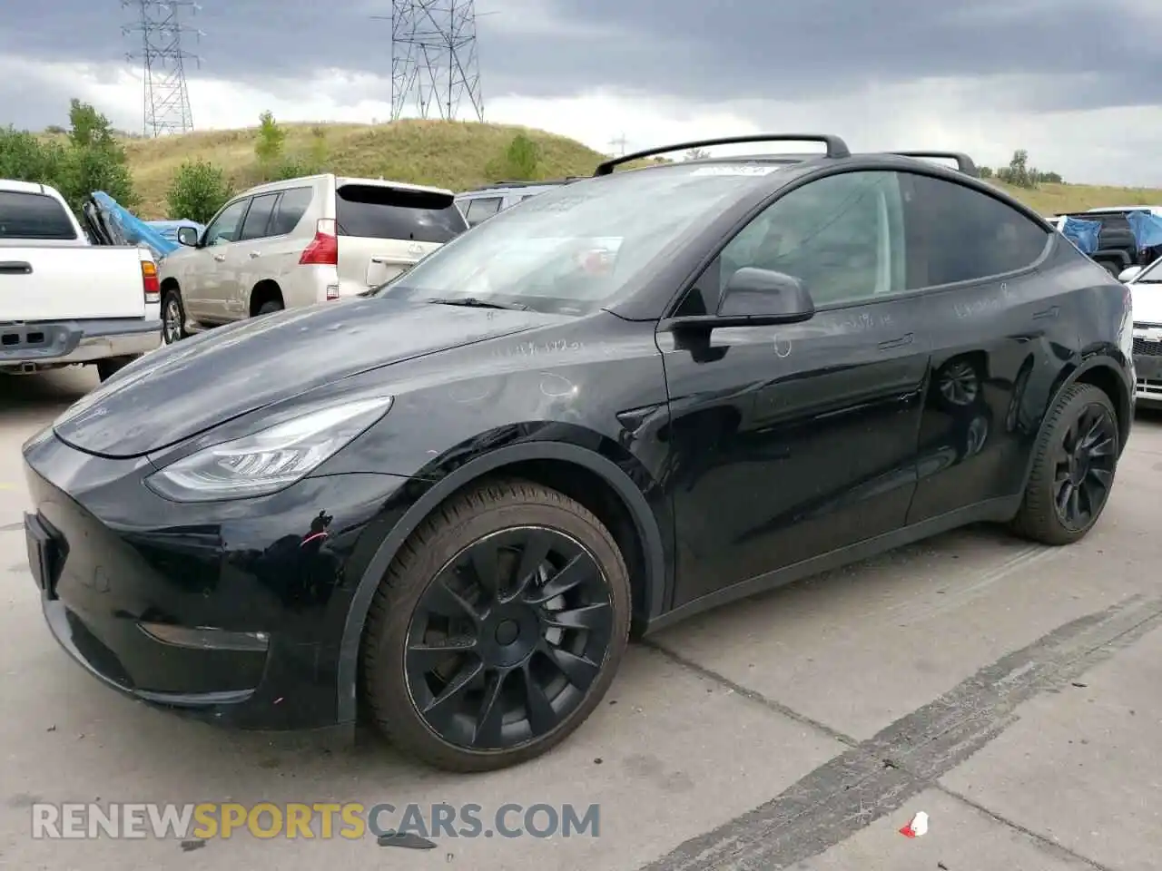 1 Photograph of a damaged car 7SAYGDEE6NF367507 TESLA MODEL Y 2022