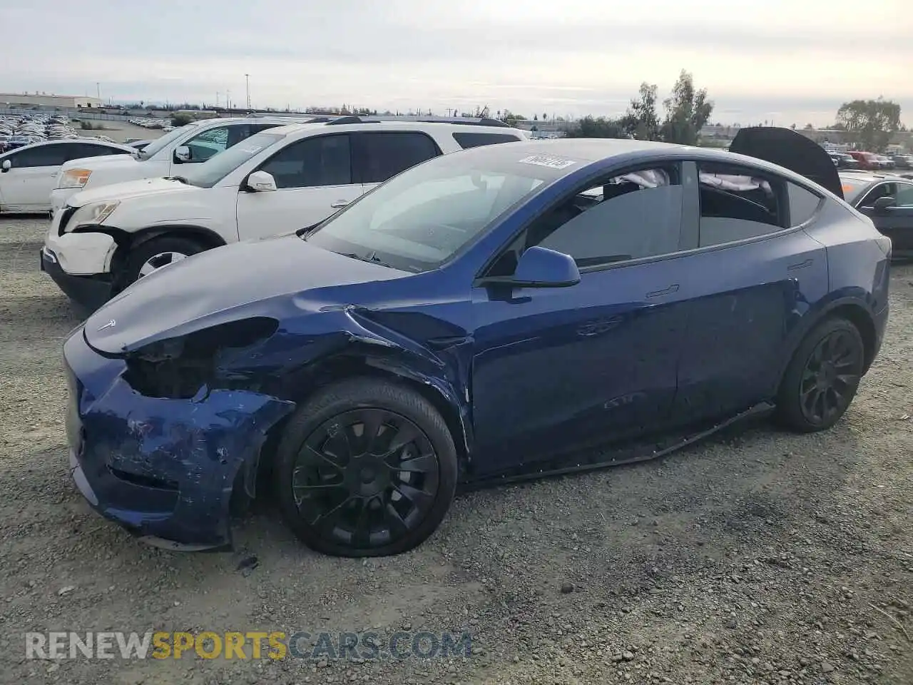 1 Photograph of a damaged car 7SAYGDEE6NF367538 TESLA MODEL Y 2022