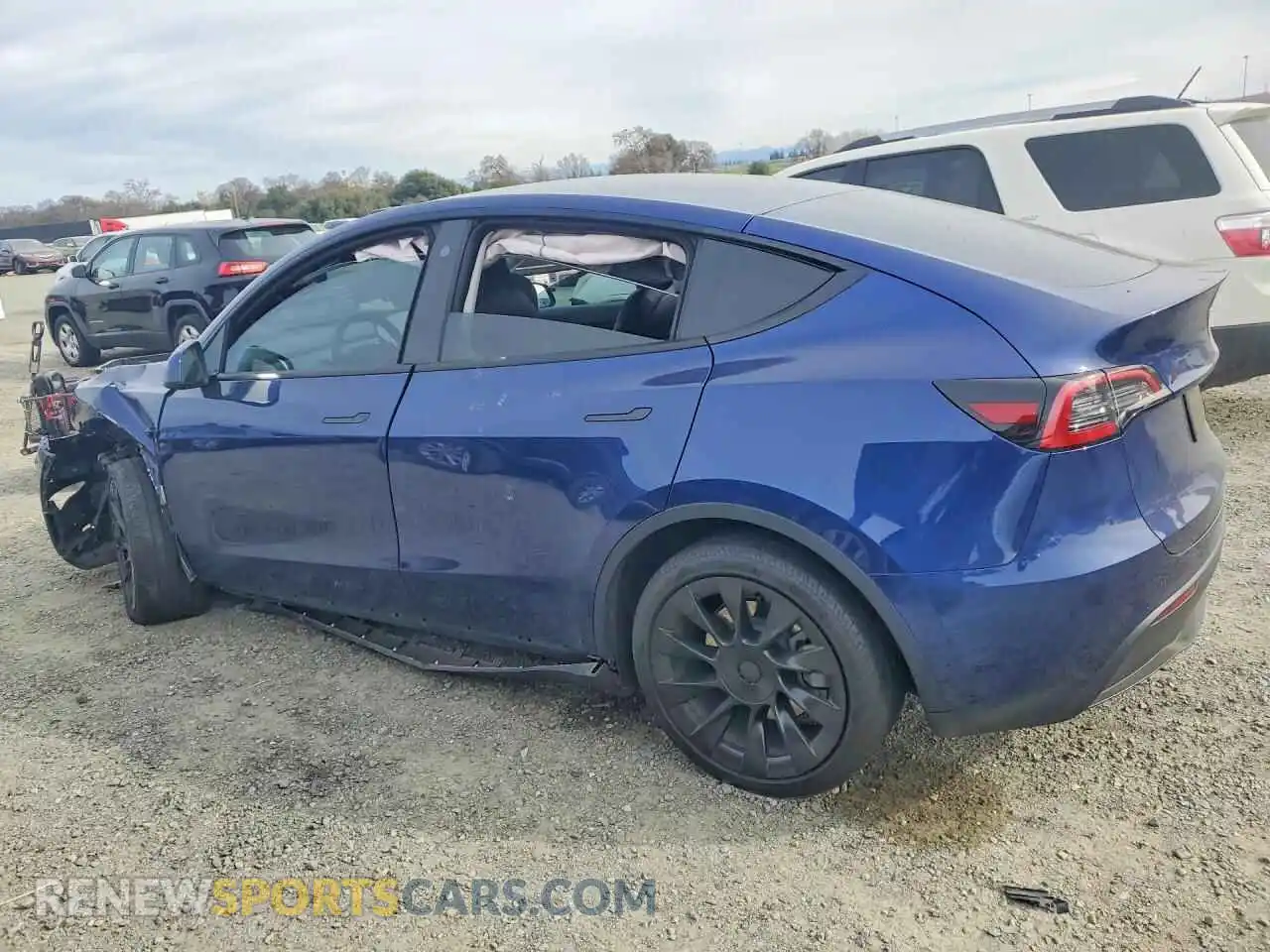 2 Photograph of a damaged car 7SAYGDEE6NF367538 TESLA MODEL Y 2022