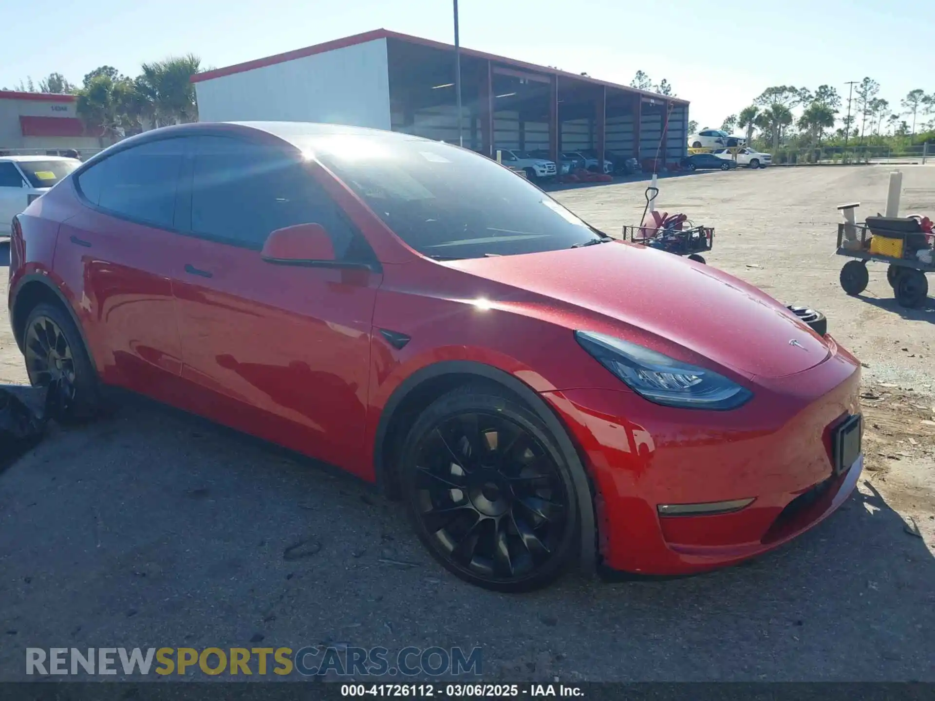 1 Фотография поврежденного автомобиля 7SAYGDEE6NF386817 TESLA MODEL Y 2022