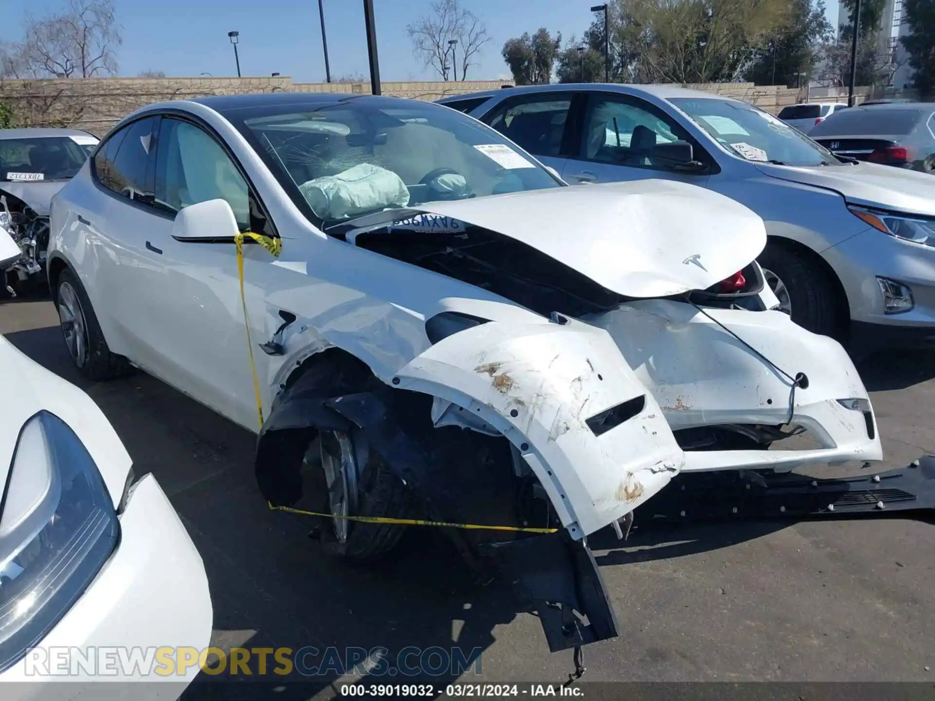 1 fotografías del automóvil dañado 7SAYGDEE6NF413675 TESLA MODEL Y 2022