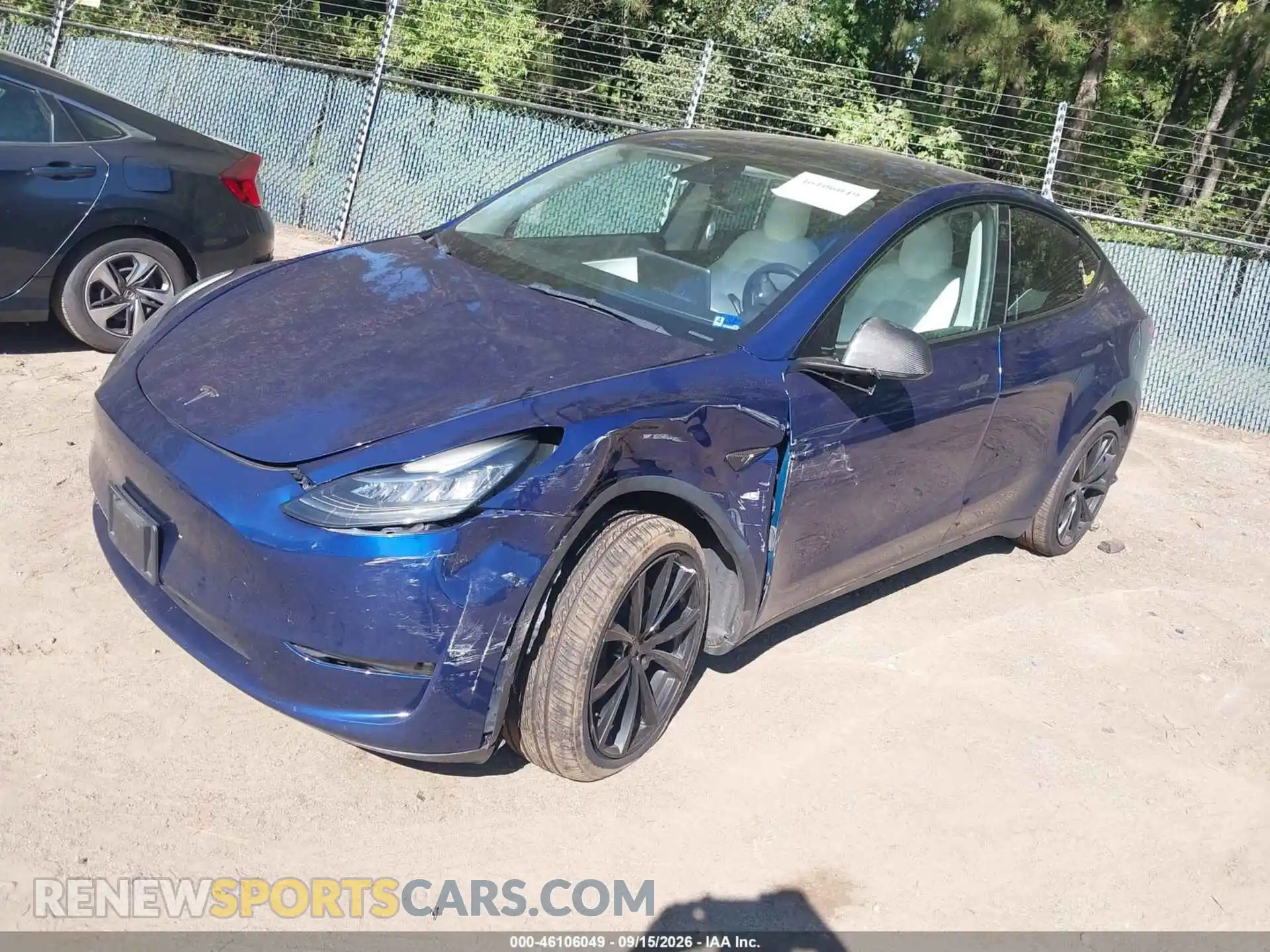 2 Photograph of a damaged car 7SAYGDEE6NF418567 TESLA MODEL Y 2022