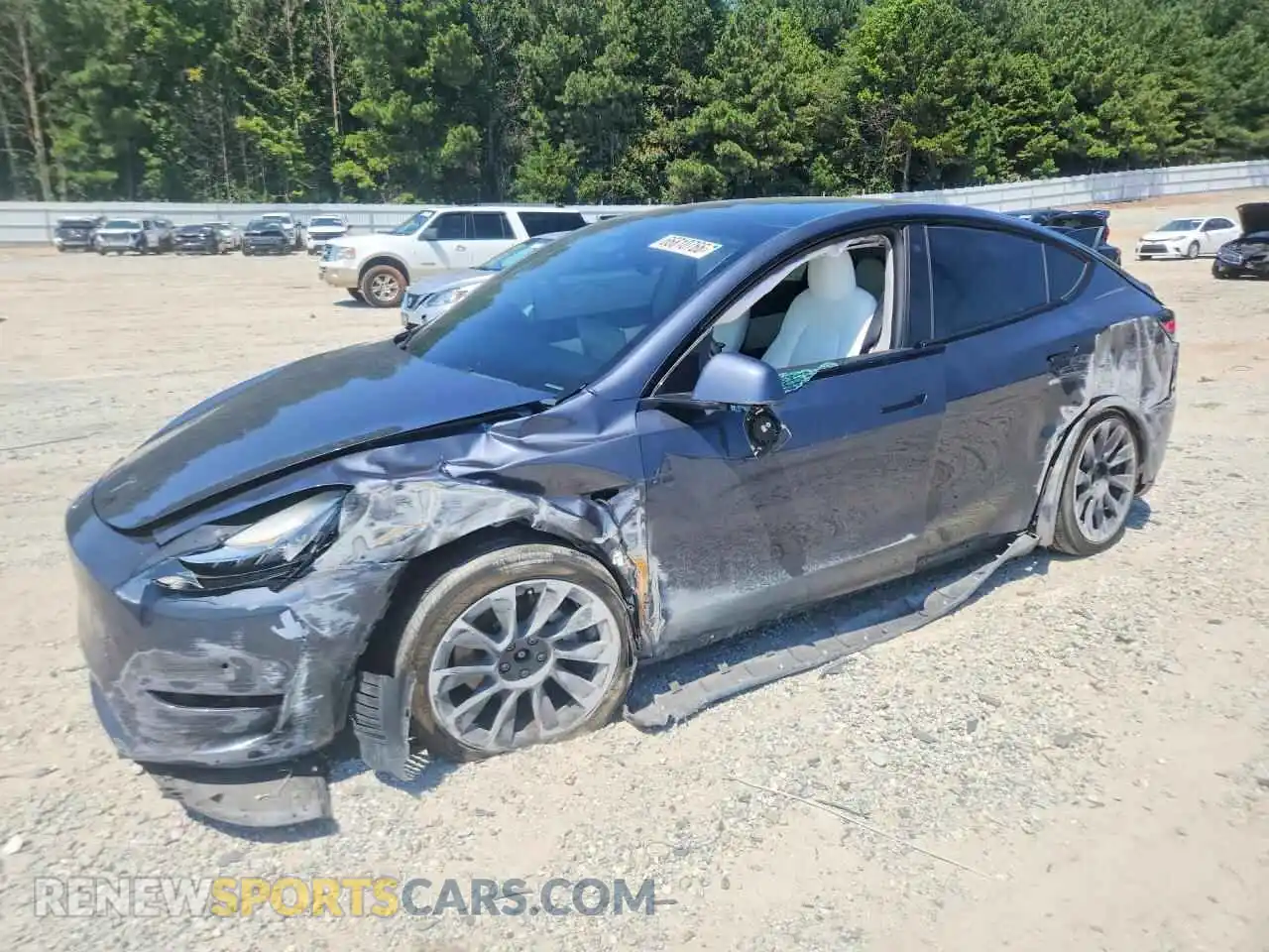 1 Фотография поврежденного автомобиля 7SAYGDEE6NF420481 TESLA MODEL Y 2022