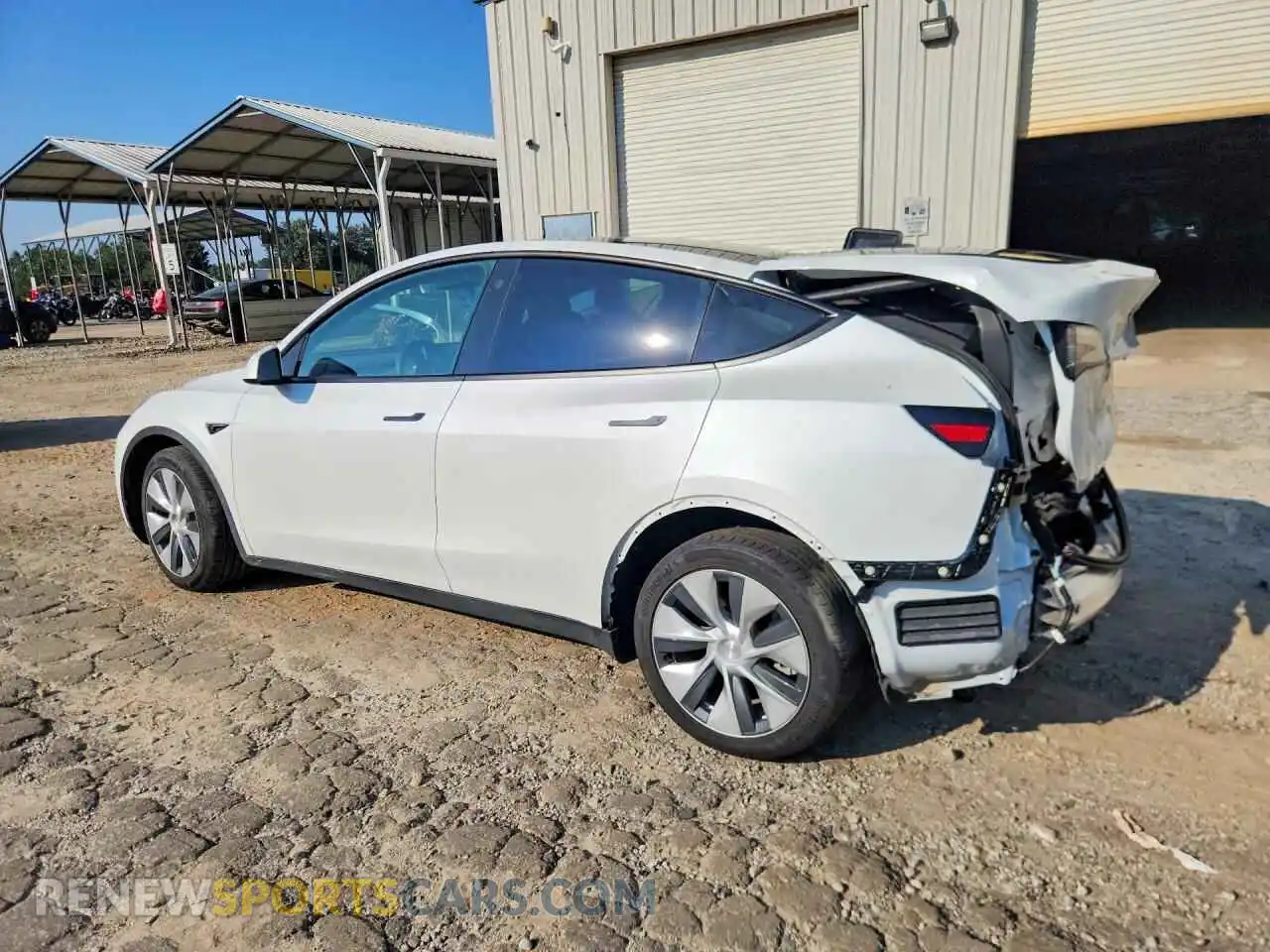 2 Photograph of a damaged car 7SAYGDEE6NF420559 TESLA MODEL Y 2022
