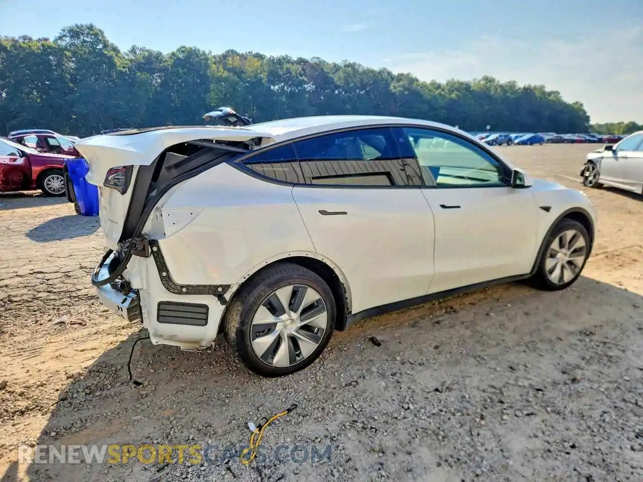 3 Photograph of a damaged car 7SAYGDEE6NF420559 TESLA MODEL Y 2022