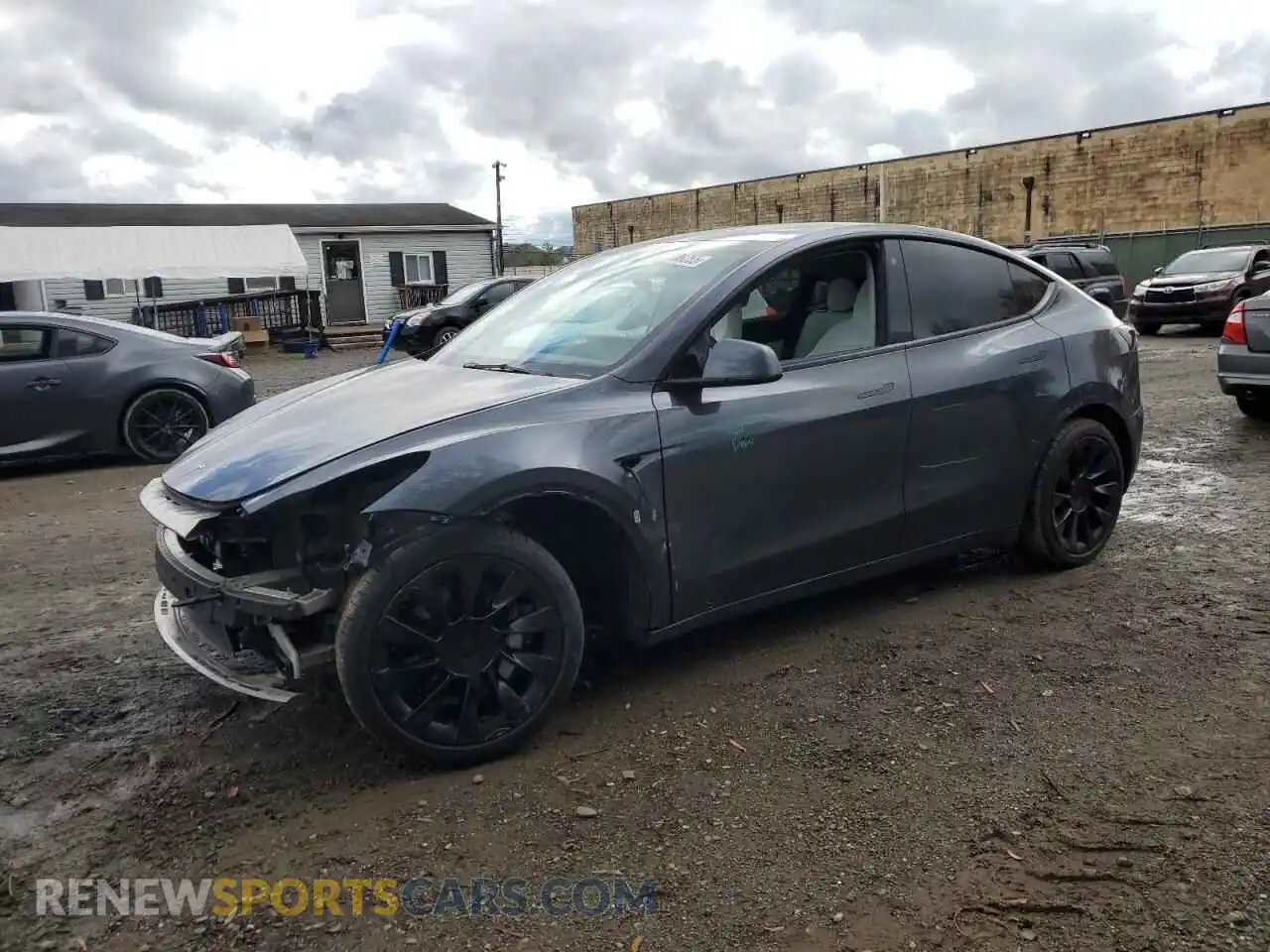 1 Photograph of a damaged car 7SAYGDEE6NF422585 TESLA MODEL Y 2022