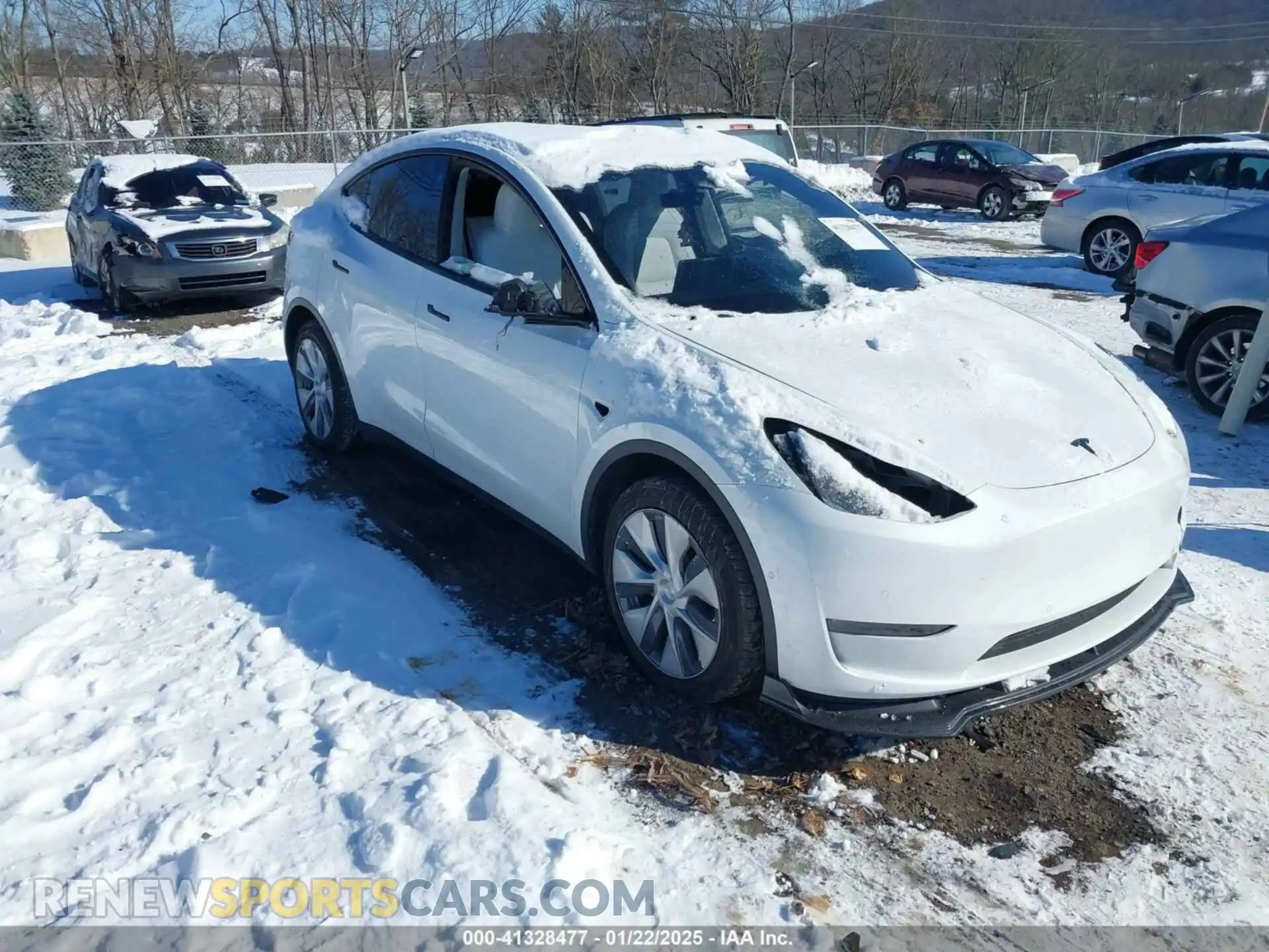 1 Photograph of a damaged car 7SAYGDEE6NF426863 TESLA MODEL Y 2022