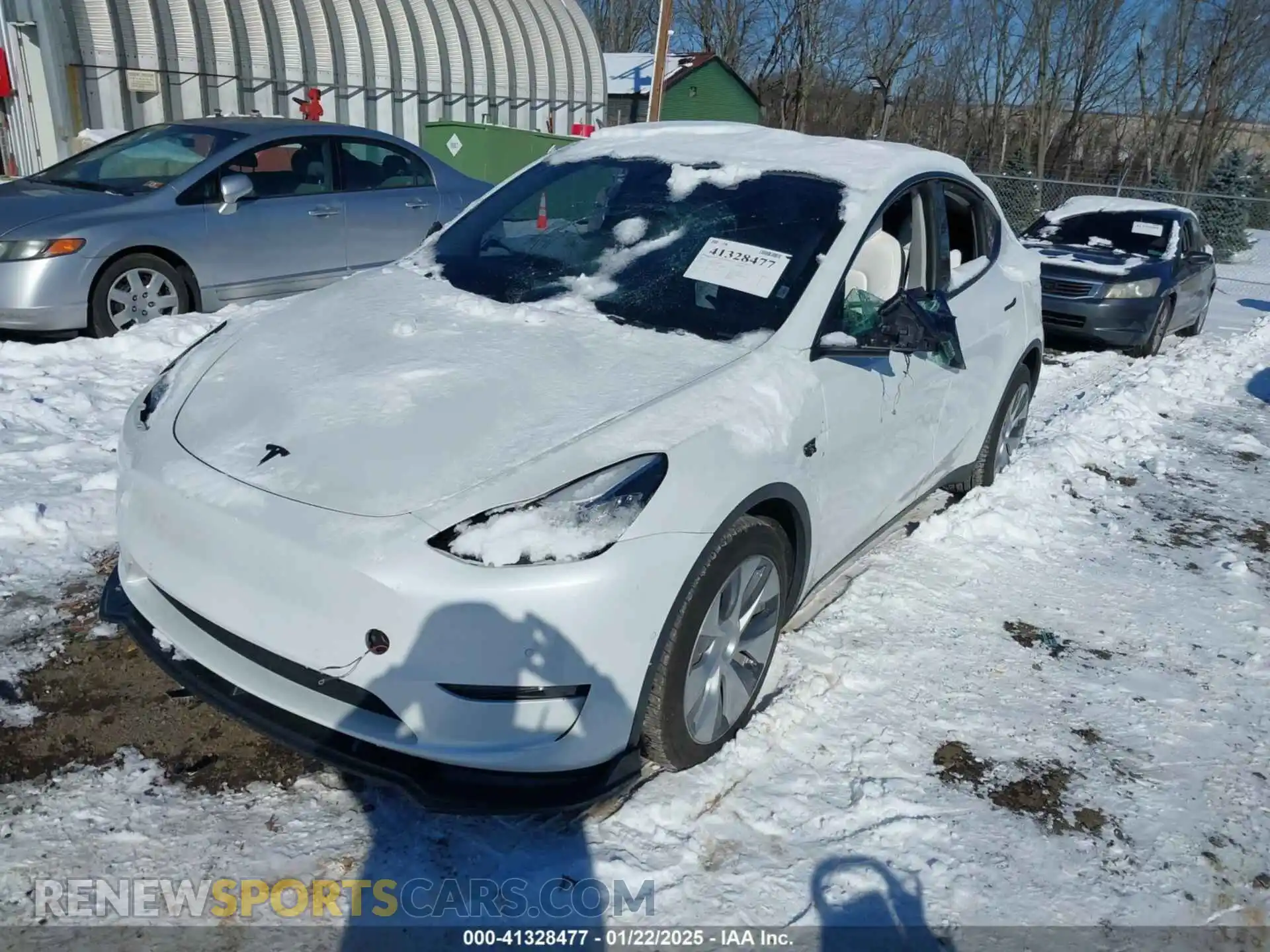 2 Photograph of a damaged car 7SAYGDEE6NF426863 TESLA MODEL Y 2022