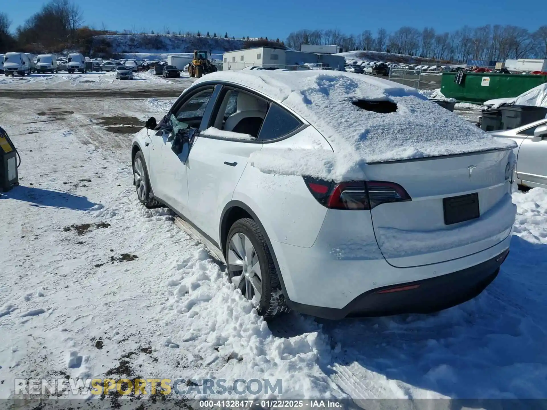 3 Photograph of a damaged car 7SAYGDEE6NF426863 TESLA MODEL Y 2022