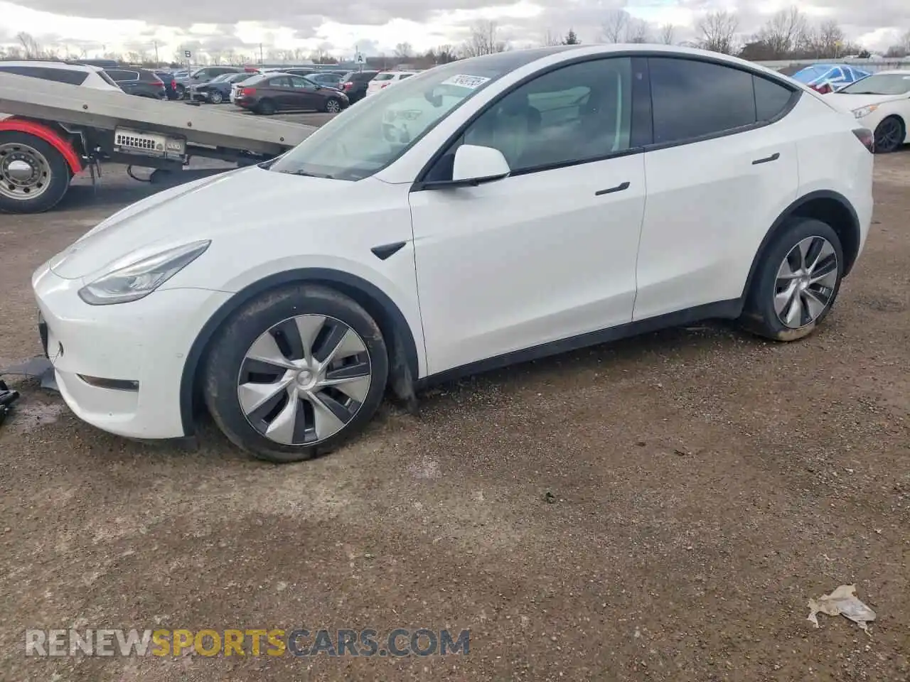1 Photograph of a damaged car 7SAYGDEE6NF427396 TESLA MODEL Y 2022