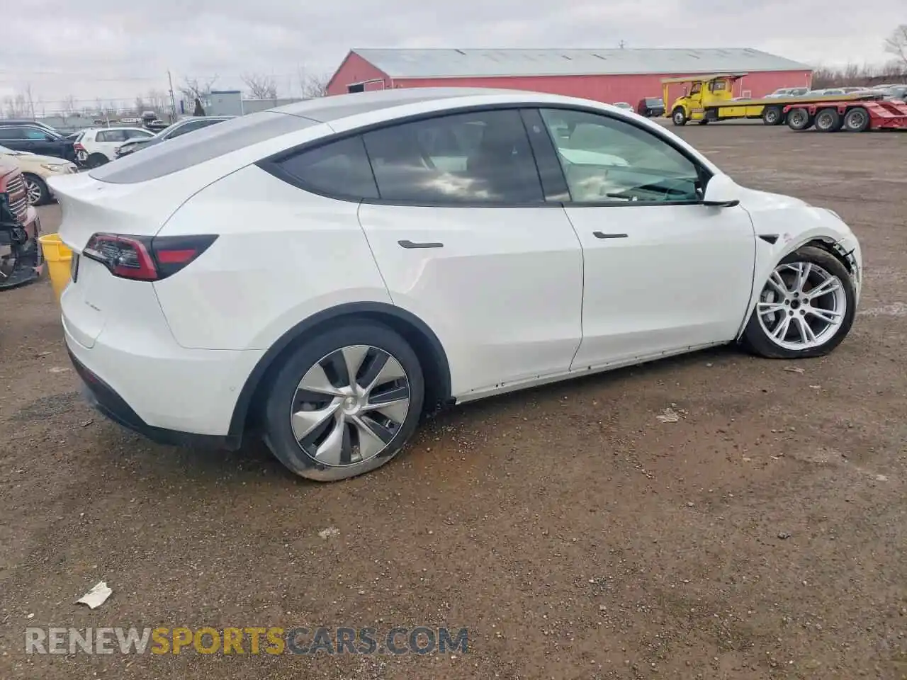 3 Photograph of a damaged car 7SAYGDEE6NF427396 TESLA MODEL Y 2022
