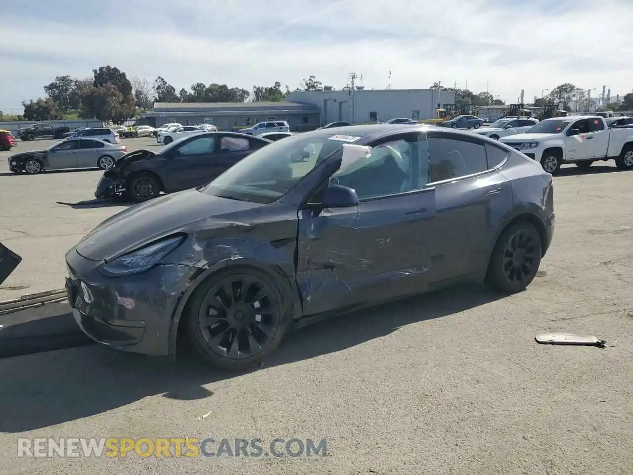1 Photograph of a damaged car 7SAYGDEE6NF432419 TESLA MODEL Y 2022