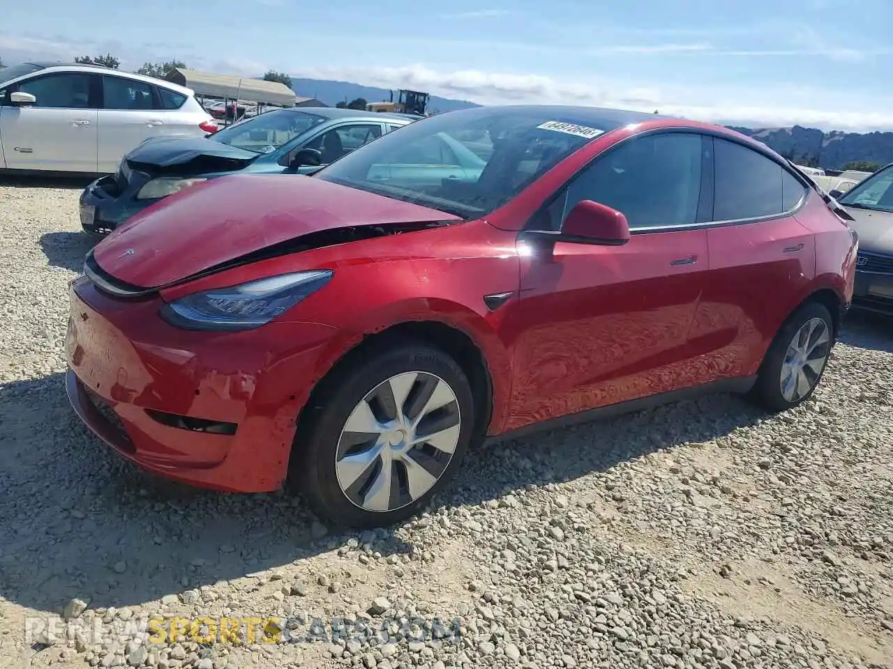 1 Photograph of a damaged car 7SAYGDEE6NF432470 TESLA MODEL Y 2022