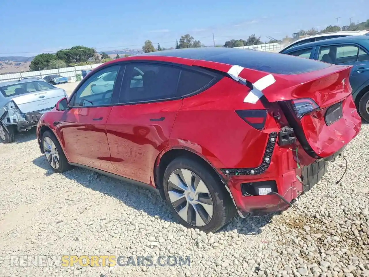 2 Photograph of a damaged car 7SAYGDEE6NF432470 TESLA MODEL Y 2022