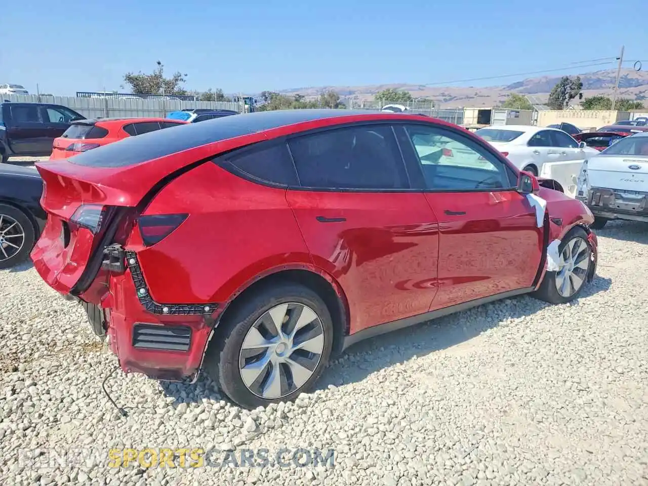 3 Photograph of a damaged car 7SAYGDEE6NF432470 TESLA MODEL Y 2022