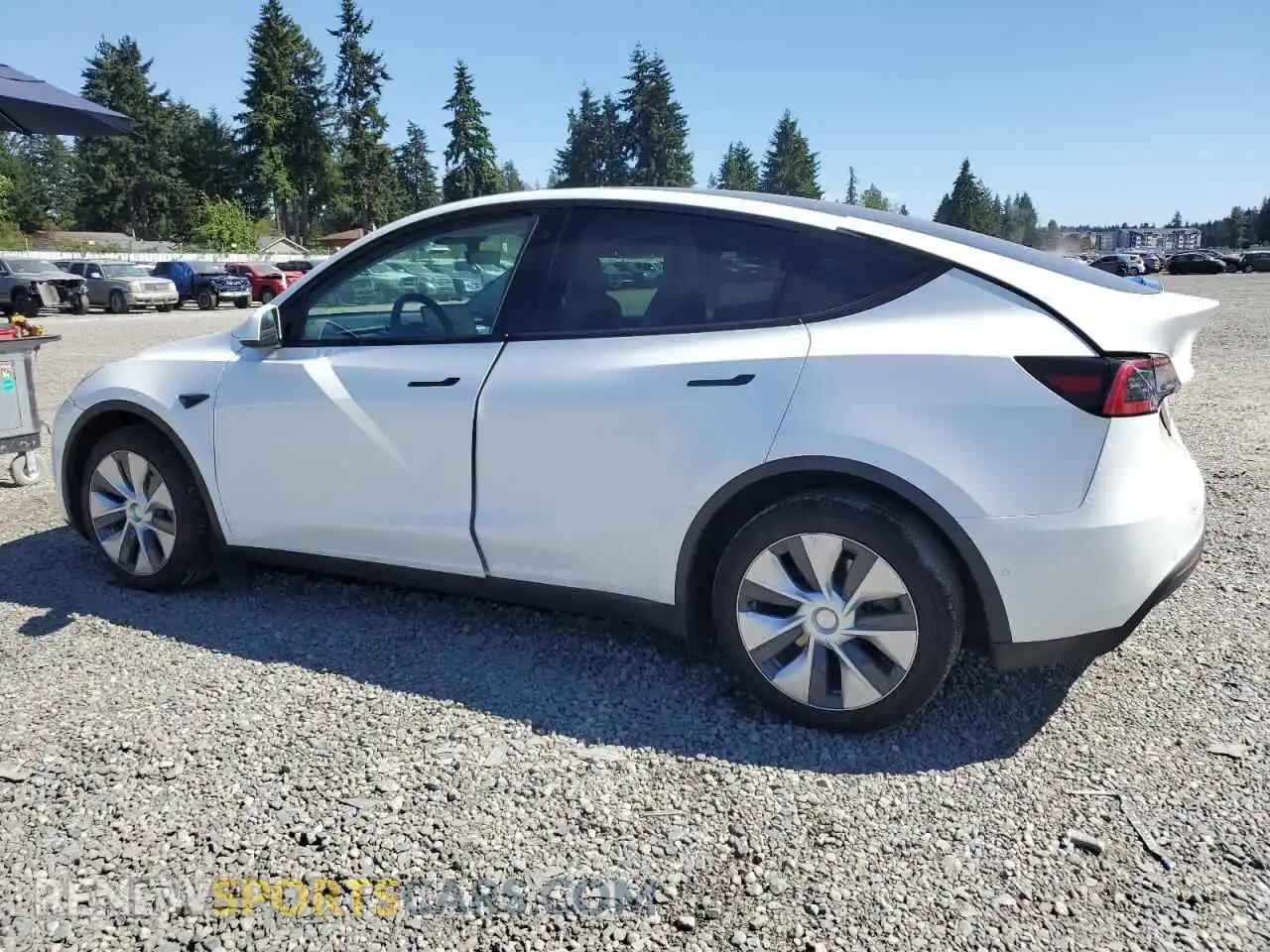 2 Photograph of a damaged car 7SAYGDEE6NF437720 TESLA MODEL Y 2022