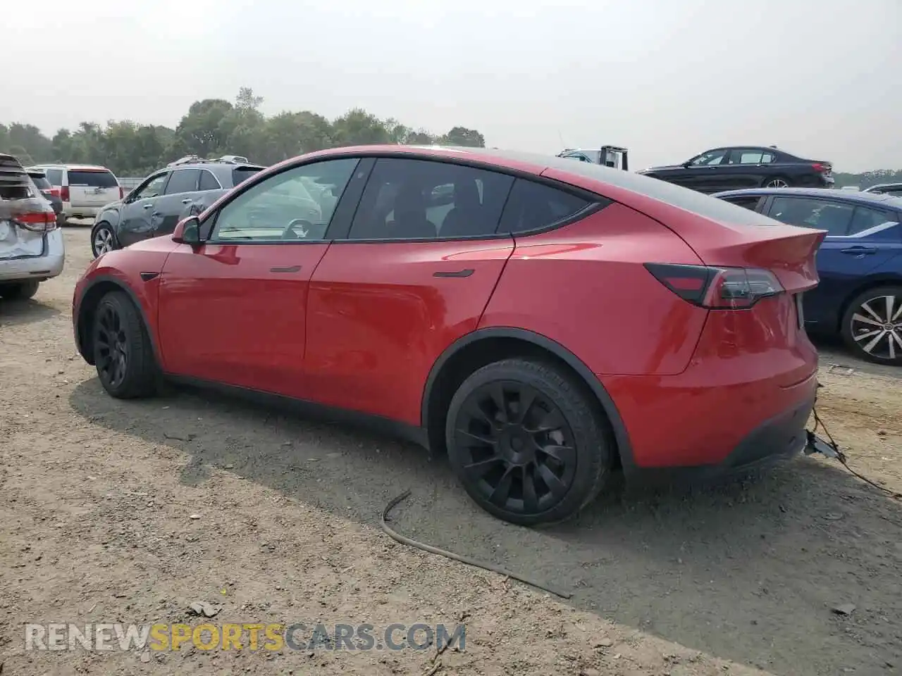 2 Photograph of a damaged car 7SAYGDEE6NF437832 TESLA MODEL Y 2022