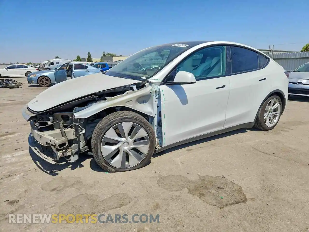 1 Фотография поврежденного автомобиля 7SAYGDEE6NF438415 TESLA MODEL Y 2022