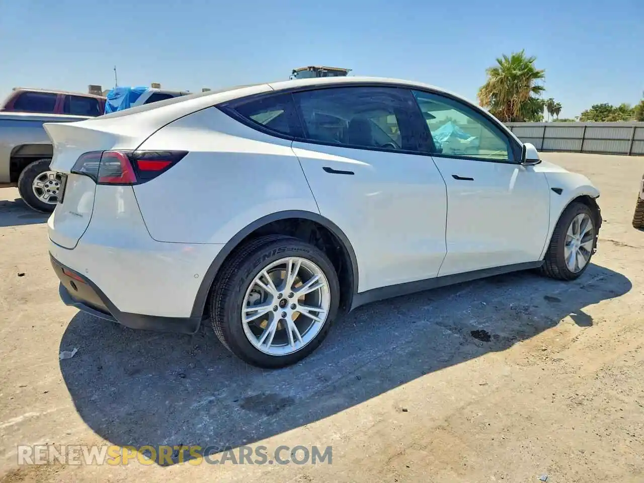 3 Фотография поврежденного автомобиля 7SAYGDEE6NF438415 TESLA MODEL Y 2022