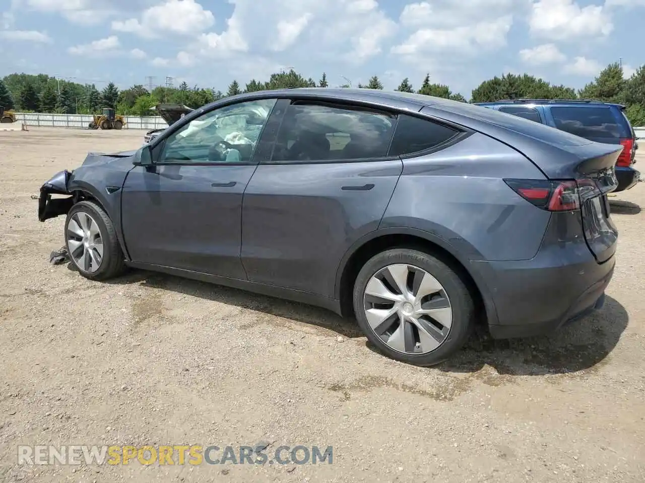 2 Photograph of a damaged car 7SAYGDEE6NF438544 TESLA MODEL Y 2022