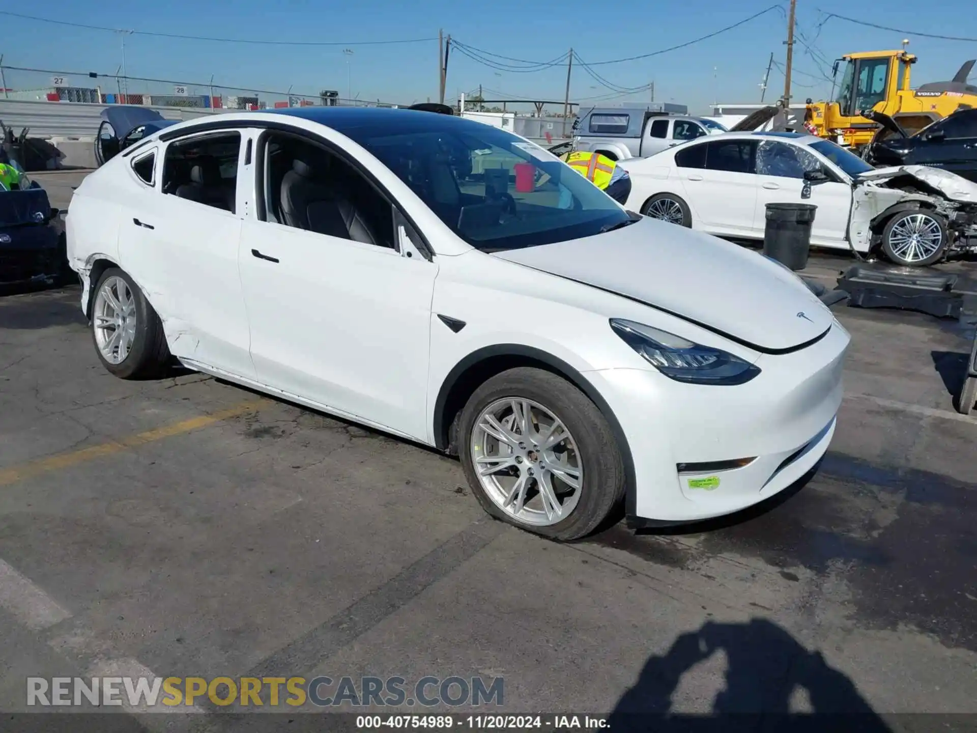 1 Photograph of a damaged car 7SAYGDEE6NF438978 TESLA MODEL Y 2022