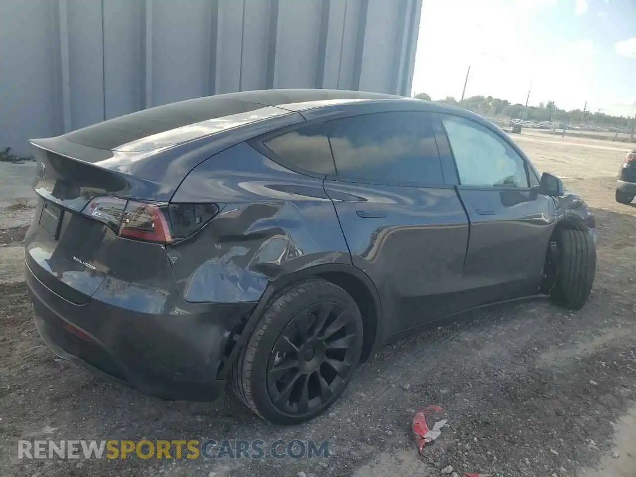 3 Photograph of a damaged car 7SAYGDEE6NF446319 TESLA MODEL Y 2022