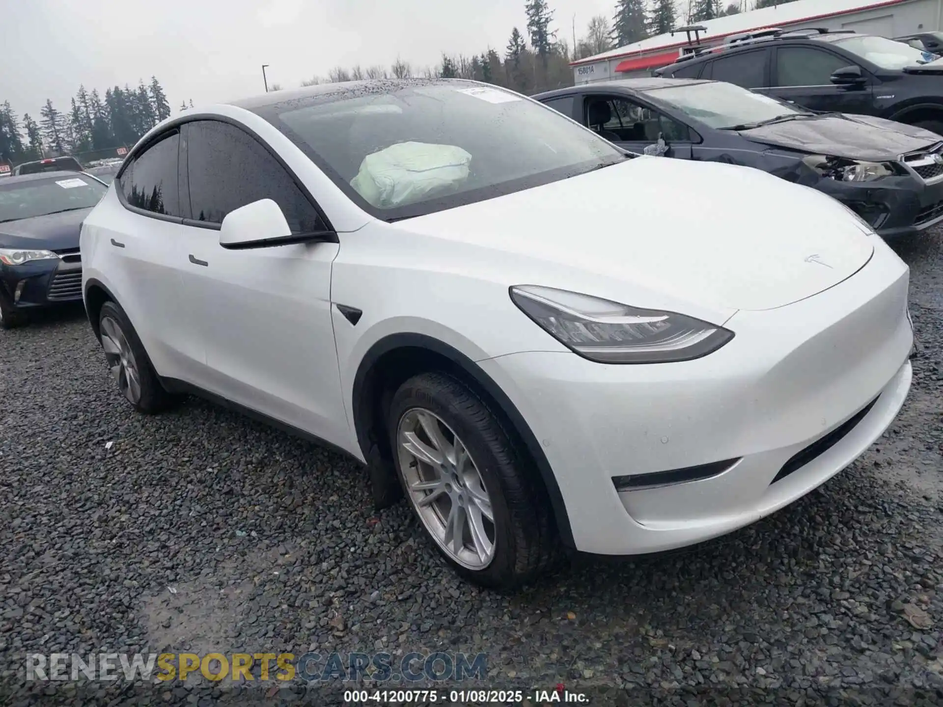 1 Photograph of a damaged car 7SAYGDEE6NF451259 TESLA MODEL Y 2022