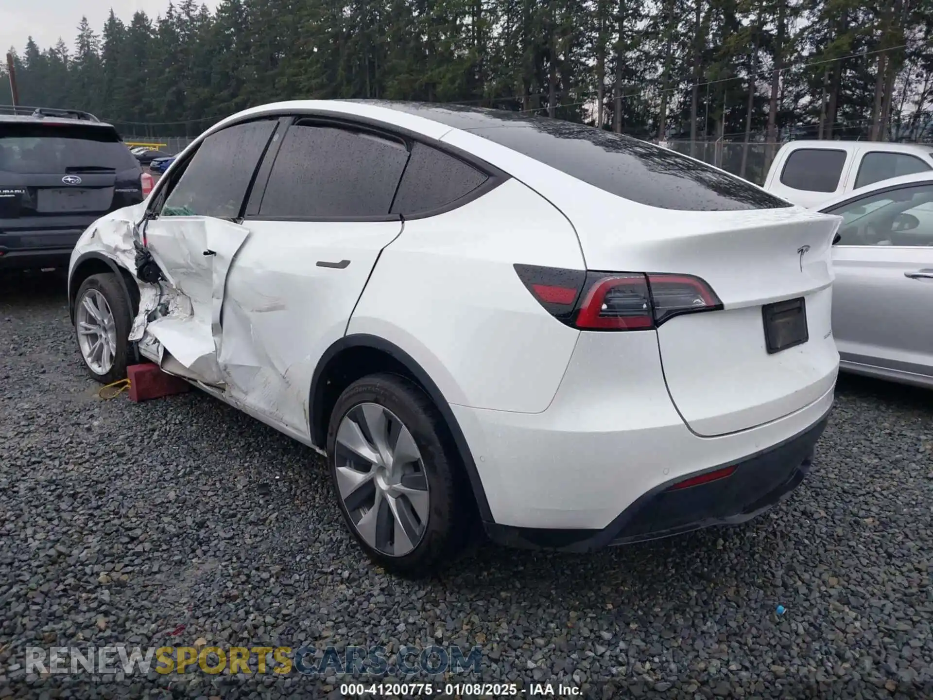 3 Photograph of a damaged car 7SAYGDEE6NF451259 TESLA MODEL Y 2022