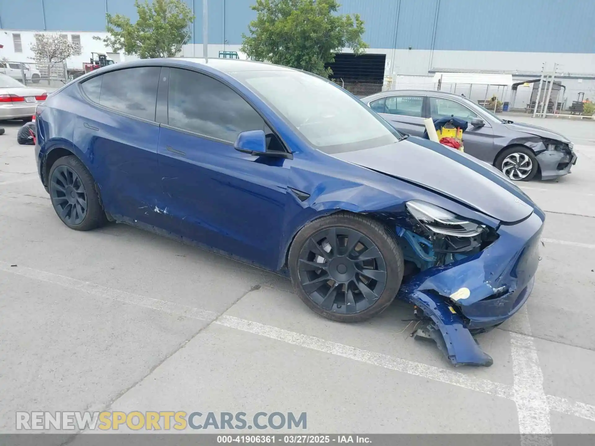 1 Photograph of a damaged car 7SAYGDEE6NF480146 TESLA MODEL Y 2022