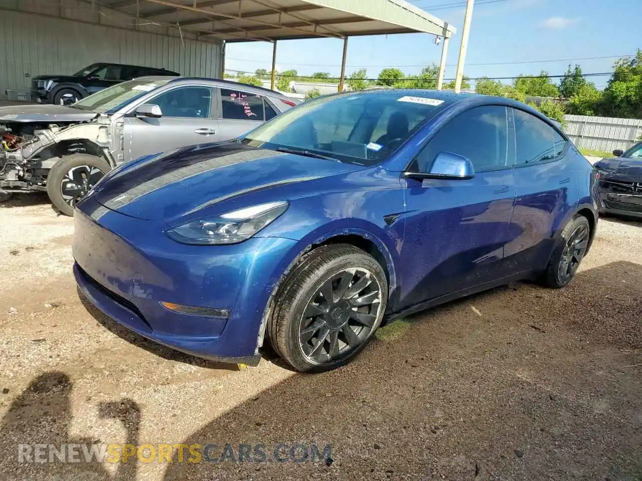 1 Photograph of a damaged car 7SAYGDEE6NF481412 TESLA MODEL Y 2022