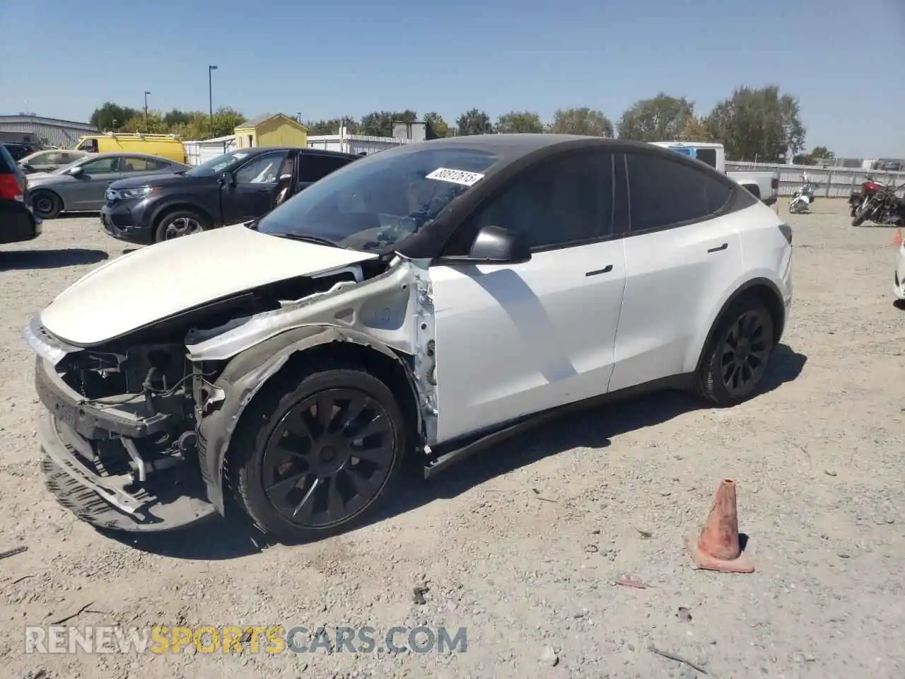 1 Photograph of a damaged car 7SAYGDEE6NF484505 TESLA MODEL Y 2022