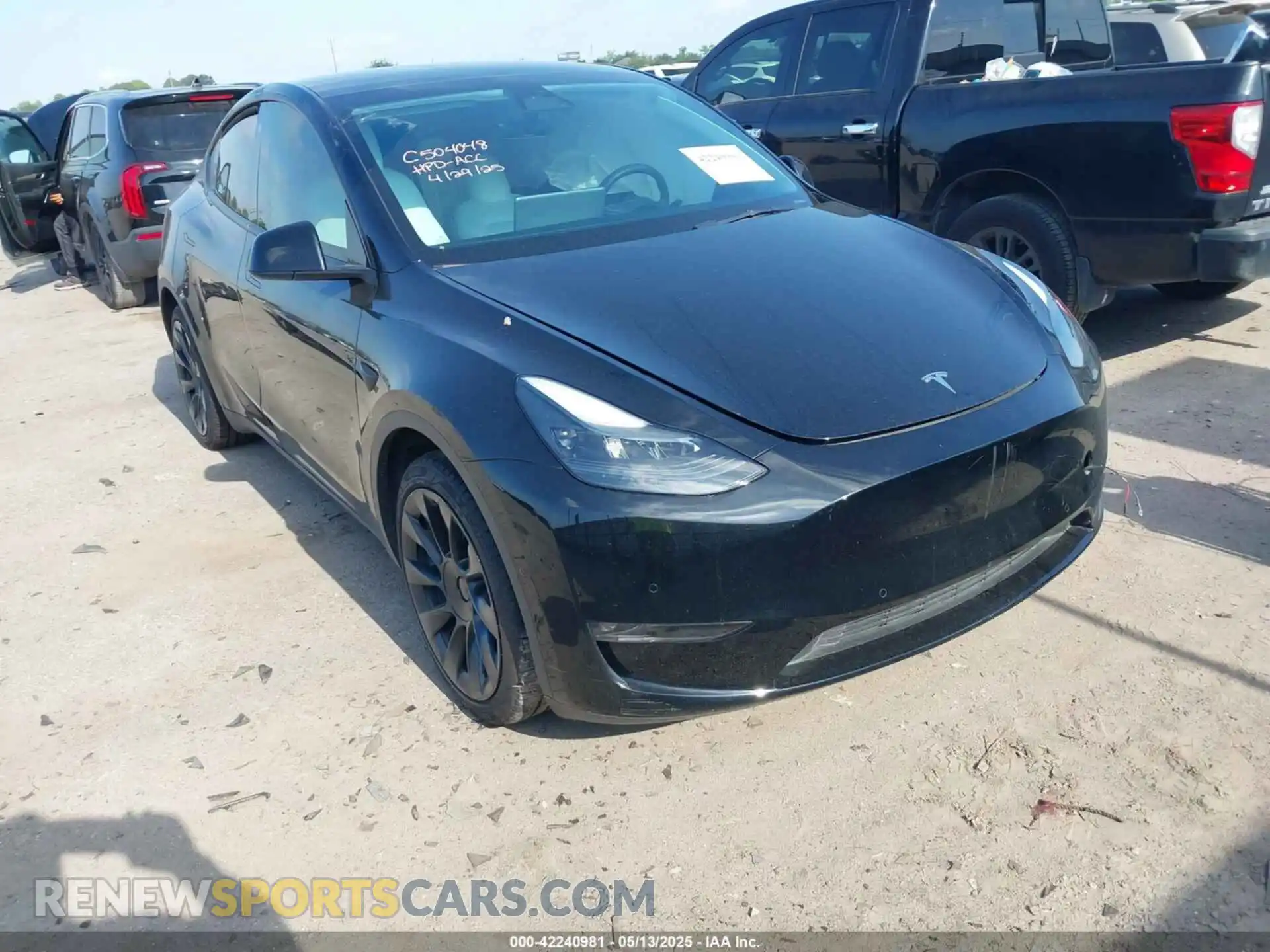 1 Photograph of a damaged car 7SAYGDEE6NF515462 TESLA MODEL Y 2022