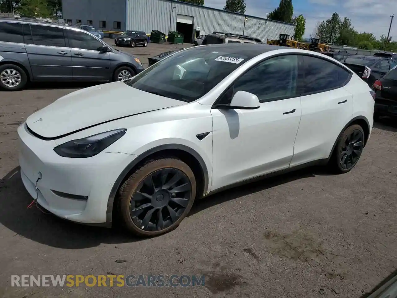 1 Photograph of a damaged car 7SAYGDEE6NF545254 TESLA MODEL Y 2022