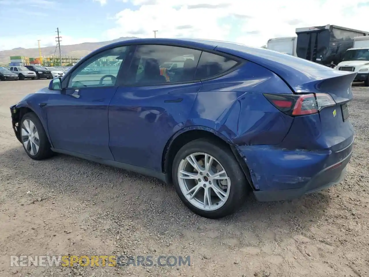 2 Photograph of a damaged car 7SAYGDEE6NF545464 TESLA MODEL Y 2022