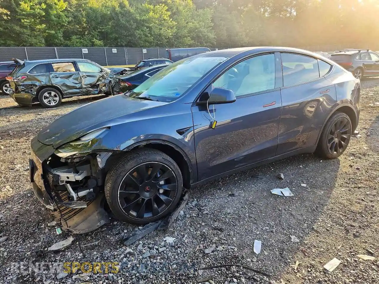 1 Photograph of a damaged car 7SAYGDEE6NF547036 TESLA MODEL Y 2022