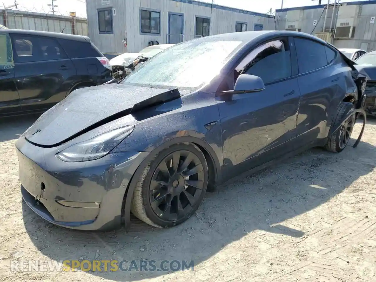 1 Photograph of a damaged car 7SAYGDEE6NF556304 TESLA MODEL Y 2022