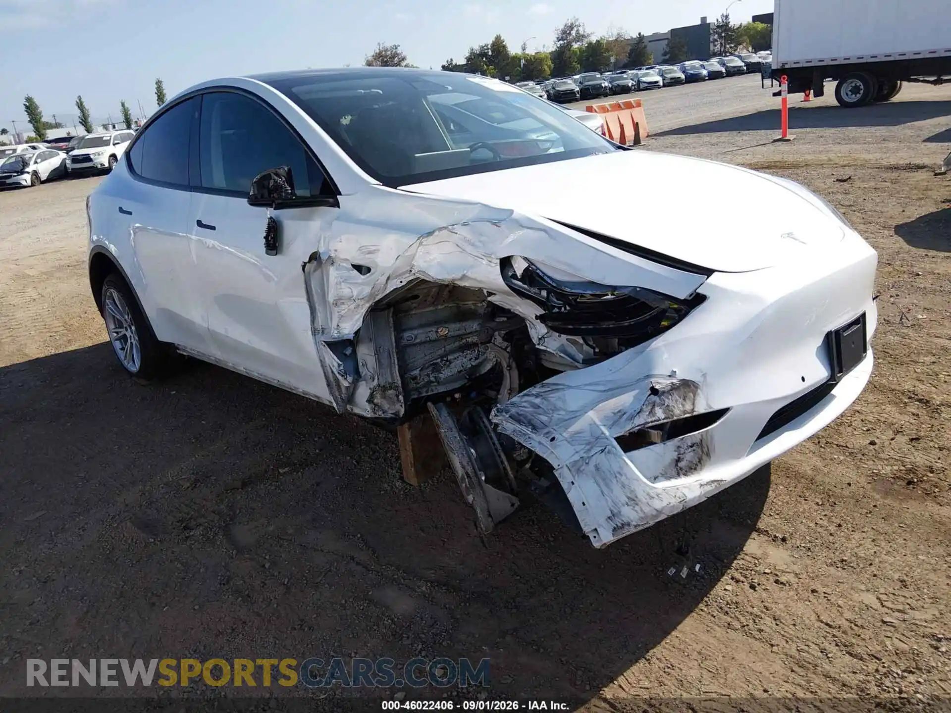 1 Фотография поврежденного автомобиля 7SAYGDEE6NF557887 TESLA MODEL Y 2022