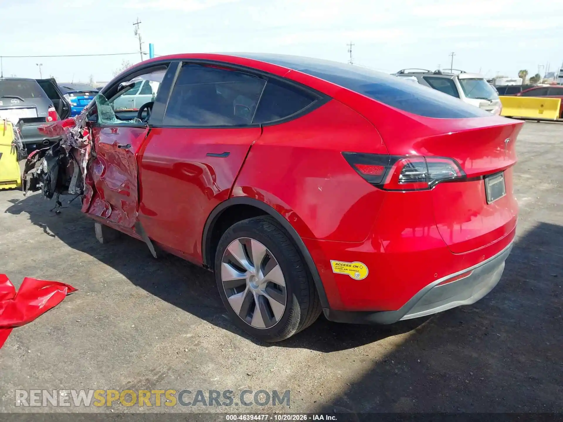 3 Photograph of a damaged car 7SAYGDEE6NF570493 TESLA MODEL Y 2022