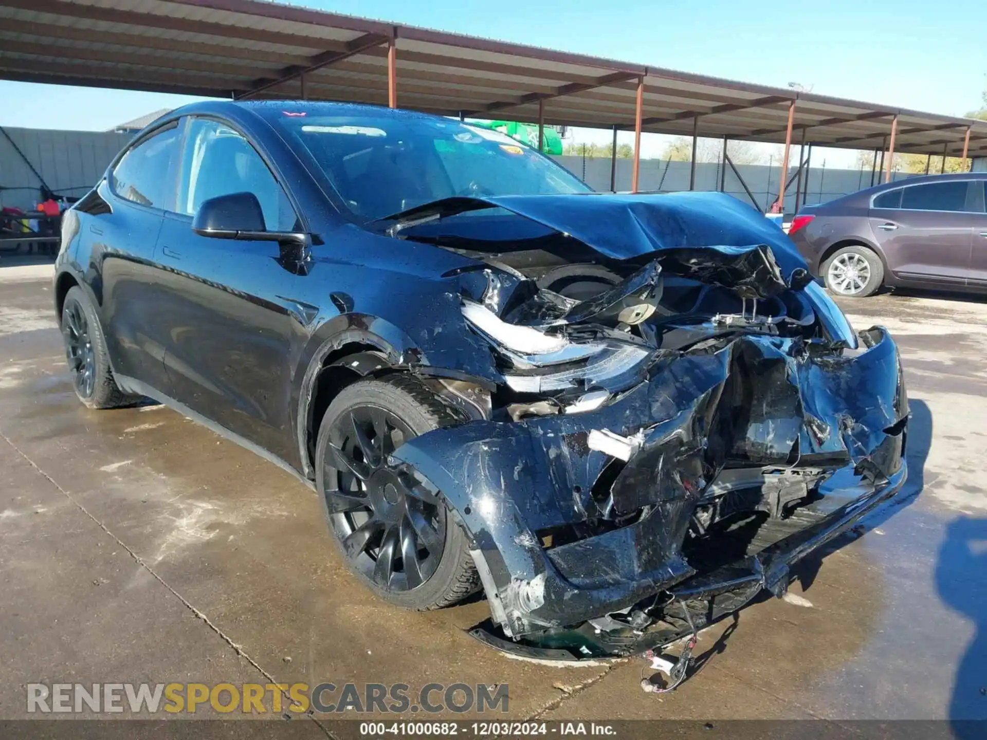 1 Photograph of a damaged car 7SAYGDEE7NA003805 TESLA MODEL Y 2022