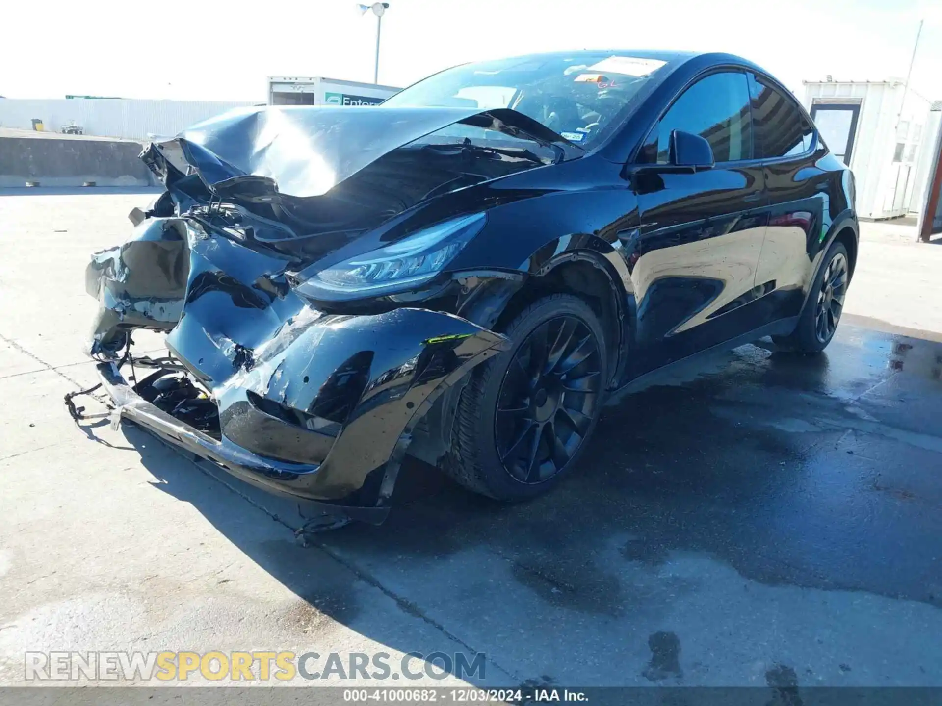 2 Photograph of a damaged car 7SAYGDEE7NA003805 TESLA MODEL Y 2022