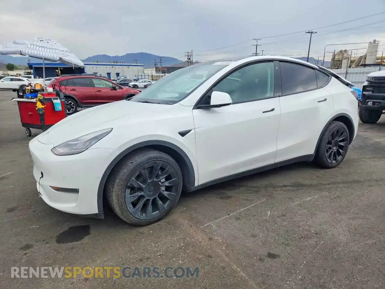 1 fotografías del automóvil dañado 7SAYGDEE7NA010804 TESLA MODEL Y 2022